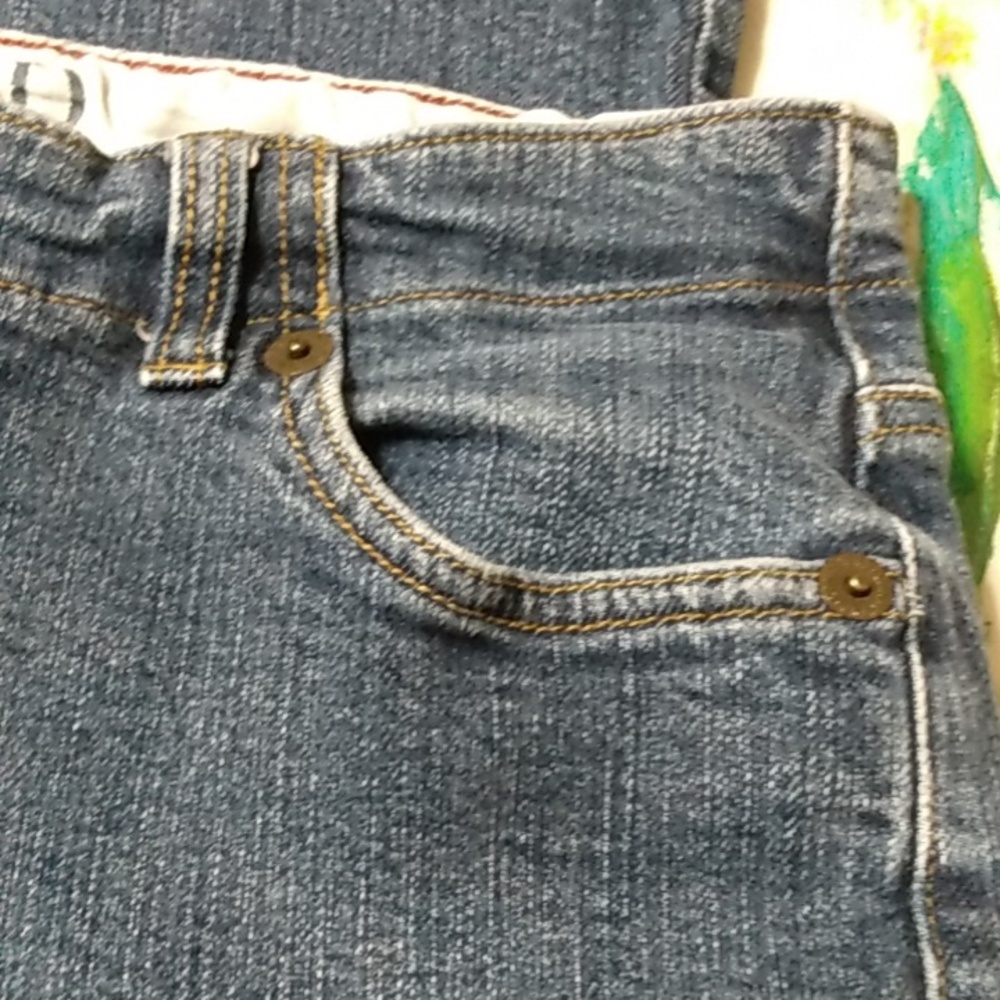 Lands End Classic Boot Five Pocket Jeans - Picture 9 of 12
